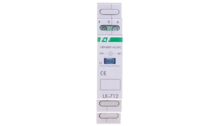 Lampka modułowa 1-fazowa niebieski LK-712B-130-260V