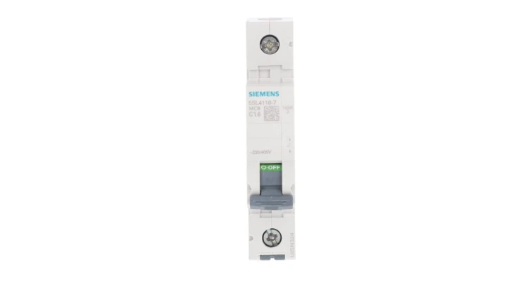 Wyłącznik nadprądowy 1P C 16A 10kA AC SENTRON 5SL4116-7