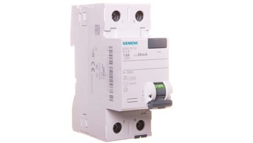Wyłącznik różnicowoprądowy 2P 16A 0,03A Typ AC 30mA 230V SENTRON 5SV4311-0