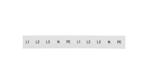 Oznacznik 8mm biały ZB 8,LGS:L1-N,PE 1052413 /10szt./