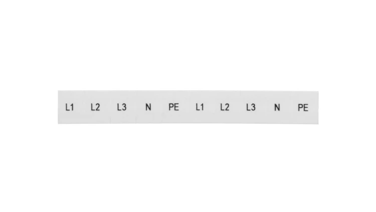 Oznacznik 8mm biały ZB 8,LGS:L1-N,PE 1052413 /10szt./