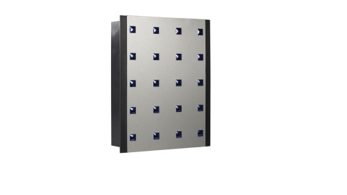 Dzwonek elektromechaniczny dwutonowy 85dB 230V AC antracyt/srebrny 412 SUB10000329