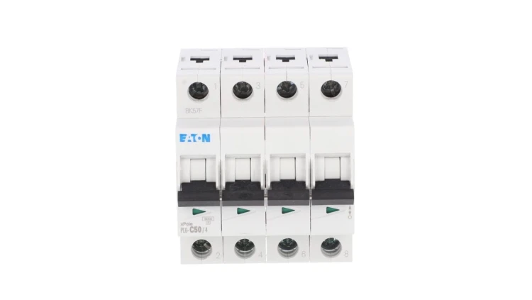 Wyłącznik nadprądowy 4P C 50A 6kA AC PL6-C50/4 166530
