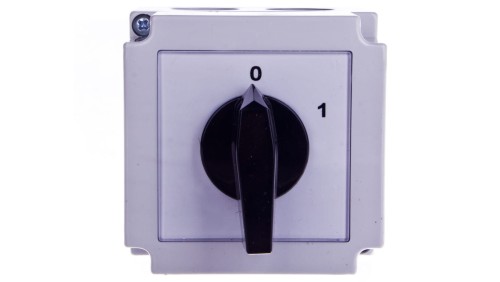 Łącznik krzywkowy 0-1 4P 25A w obudowie 4G25-92-PK R114 63-840398-031