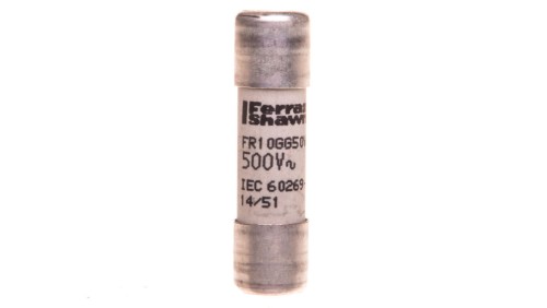 Wkładka bezpiecznikowa cylindryczna 10x38mm 6A gG 500V DF2CN06