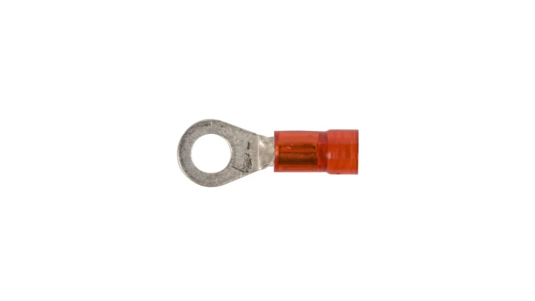 Końcówka oczkowa izolowana KOI 1/4 PC E09KO-02010200400 (100szt.)