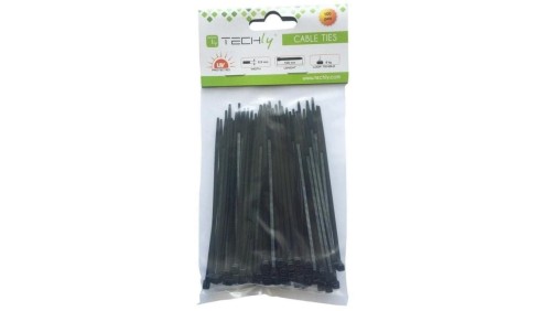 Opaski Zaciskowe 100x2.5mm Trytki do Kabli /100szt./ Czarne