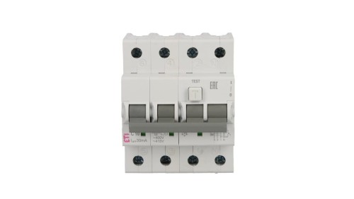Wyłącznik różnicowo-nadprądowy 4P 10A C 0,03A typ AC KZS-4M 002174022