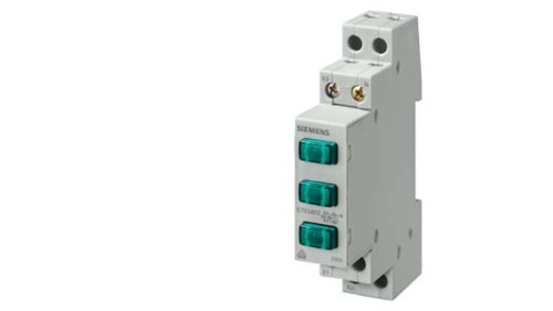 Lampka modułowa 3-fazowa zielona 230V 5TE5802