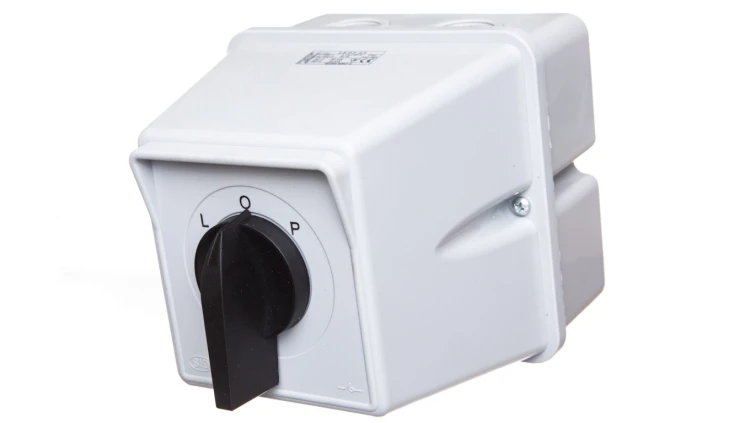 Łącznik krzywkowy L-0-P 3P 63A IP44 w obudowie ŁK 63-43 926343