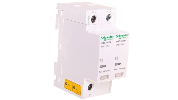 Ogranicznik przepięć Typ T2 2P 40kA 1,4kV 350V iPRD-40r-40kA-350V-2P A9L40201