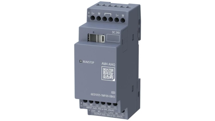 Moduł rozszerzeń AM4 AI/AQ 24V DC 2AI/2AO 0-10V/0-20mA LOGO! 9 6ED1055-1MF00-0BA3