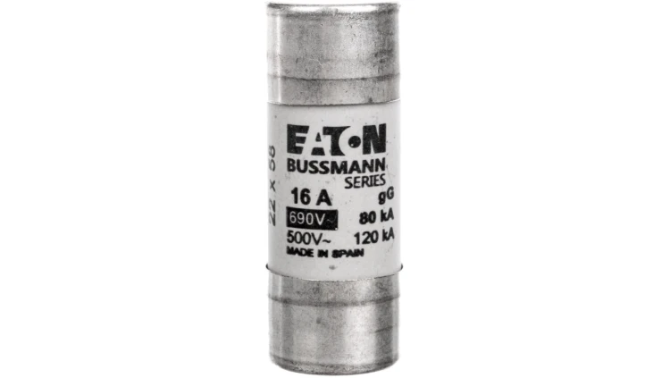 Wkładka bezpiecznikowa cylindryczna 22x58mm 16A gL/gG 690V C22G16