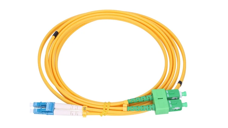 Patchcord Jednomodowy, Duplex, G652D, 3mm, 3m Extralink SC/APC-LC/UPC