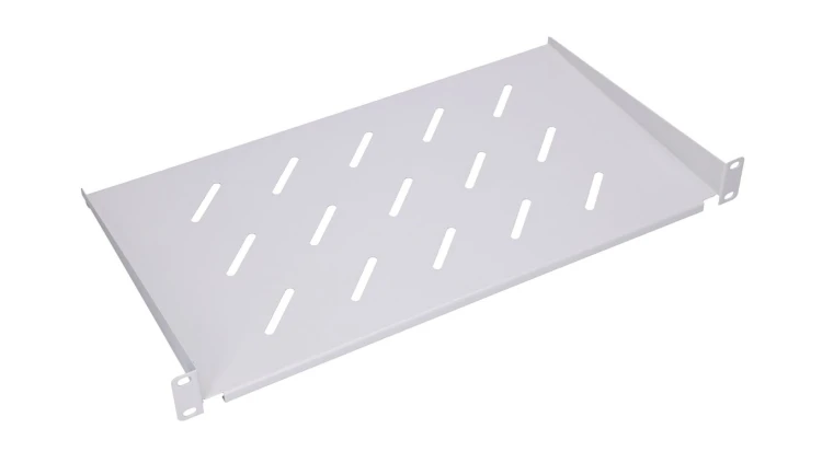 Półka 19, do szaf wiszących Extralink 1U 350mm Szara