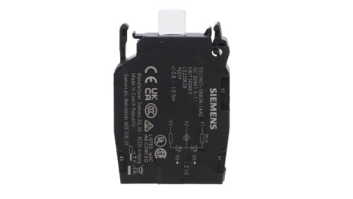 Oprawka blok LED 3 kolory czerwony-żółty-zielony 24V AC-DC montaż czołowy przył śrubowe SIRIUS ACT 3SU1401-1BB24-1AA0