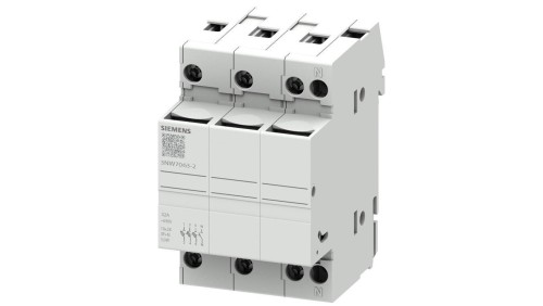 Podstawa bezpiecznikowa do wkładek cylindrycznych 10×38 mm 32A 3P+N 3NW7063-2