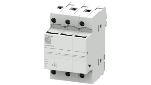 Podstawa bezpiecznikowa do wkładek cylindrycznych 10×38 mm 32A 3P 3NW7033-2