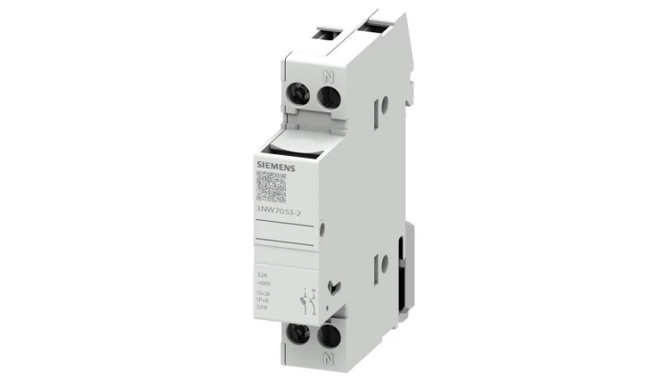 Podstawa bezpiecznikowa do wkładek cylindrycznych 10×38 mm 32A 1P+N 3NW7053-2
