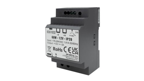 Zasilacz na szynę DIN PREMIUM 12V 60W