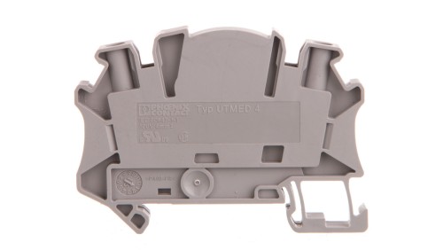 Złączka szynowa 2-przewodowa 4mm2 szara UTMED 4 3047465 /50szt./