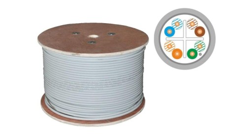 Kabel teleinformatyczny F/UTP kat.6 PVC Eca Q-LANTEC /305m/
