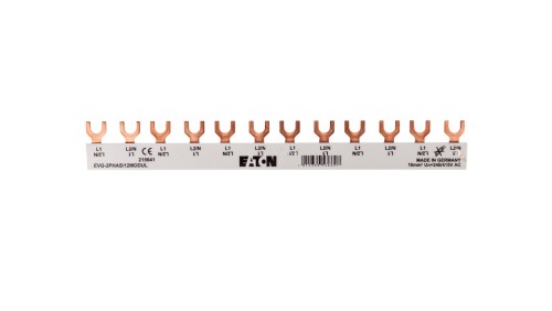 Szyna łączeniowa 2P 63A 10mm2 widełkowa (12 mod.) EVG-2PHAS/12MODUL 215641