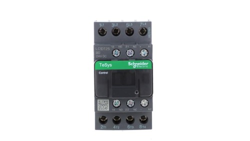 TeSys Deca Stycznik mocy 25A AC1 4P 24V DC 1Z 1R LC1DT25BD