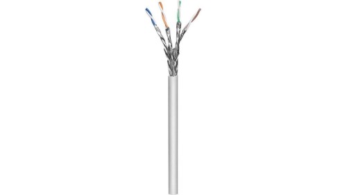 Kabel Skrętka Kat 6A S/FTP linka 100m PIMF szara 100 miedzi