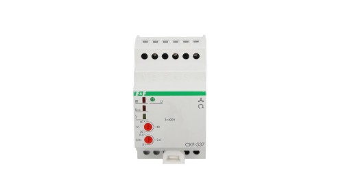 Przekaźnik kolejności, zaniku i asymetrii faz 10A 1P 0,2-5sek 20-60V CKF-337