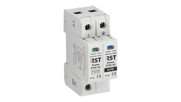 Ogranicznik przepięć T1 + T2 RST Power T1+T2 1+1 275V (FM) 801 416