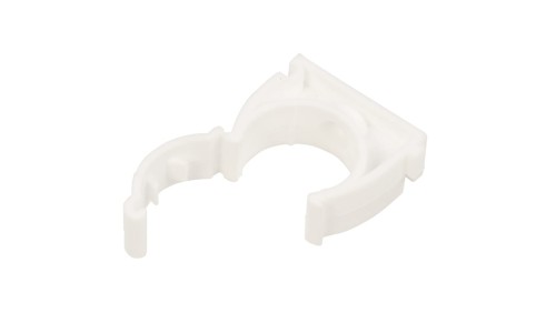 Uchwyt zamknięty do rur gładkich UZ 28 biały 68046 /100szt./