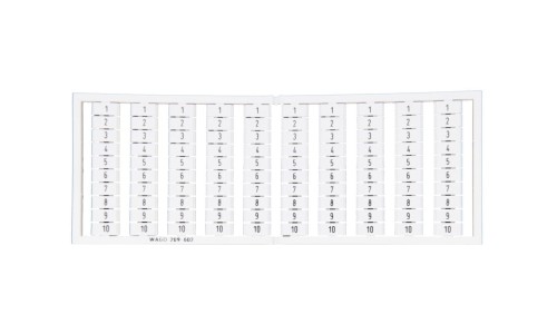 Ramka z oznacznikami 10x 1-10 209-602 /5szt./