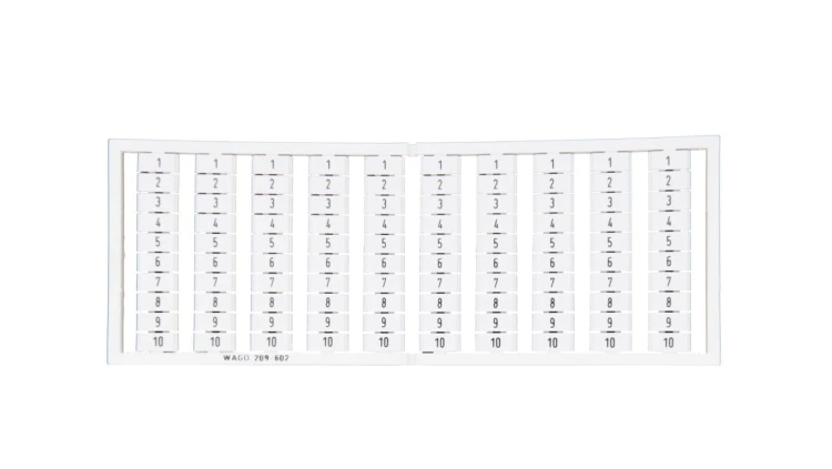 Ramka z oznacznikami 10x 1-10 209-602 /5szt./
