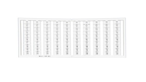 Ramka z oznacznikami 10x 11-20 209-603 /5szt./