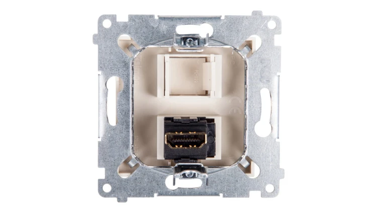 Simon 54 Gniazdo HDMI kremowe DGHDMI.01/41