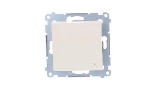 Simon 54 Łącznik schodowy, szybkozłącza, kremowy DW6.01/41