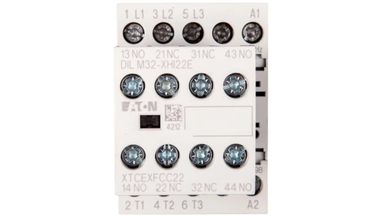 Stycznik mocy 9A 3P 230V AC 2Z 2R DILM9-22(230V50HZ,240V60HZ) 106361