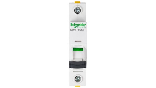 Wyłącznik nadprądowy 1P B 25A 6kA AC iC60N-B25 Acti9 A9F03125