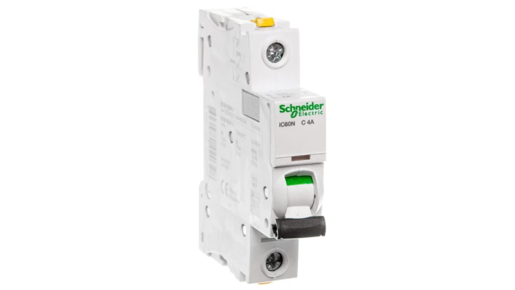 Wyłącznik nadprądowy 1P C 4A 6kA AC iC60N-C4 Acti9 A9F04104