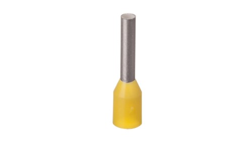 Końcówka tulejkowa izolowana TI 1mm2/8mm żółta cynowana TI1L8DE /100szt./
