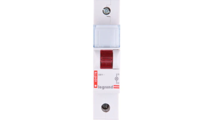 Lampka modułowa 1-fazowa czerwona 230-250V AC L311 604078