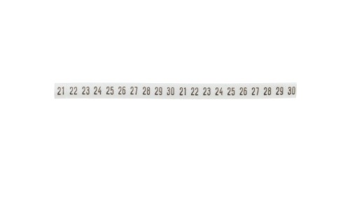 Oznacznik DK 2/Z5 /21-30/ biały 89280006 (100szt.)