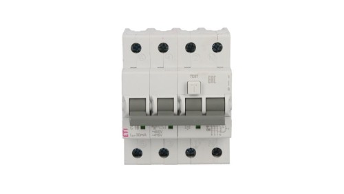 Wyłącznik różnicowo-nadprądowy 4P 16A C 0,03A typ AC KZS-4M 002174024