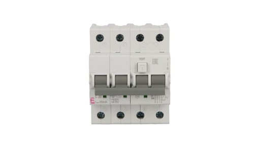 Wyłącznik różnicowo-nadprądowy 4P 20A C 0,03A typ AC KZS-4M 002174025