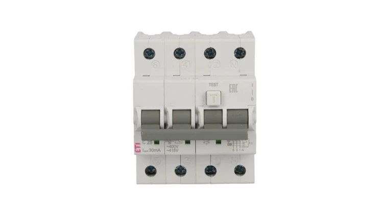 Wyłącznik różnicowo-nadprądowy 4P 25A C 0,03A typ AC KZS-4M 002174026