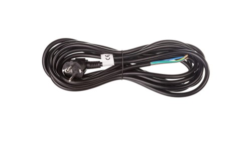 Przewód przyłączeniowy H05VV-F 3x1,5 5m czarny S18325