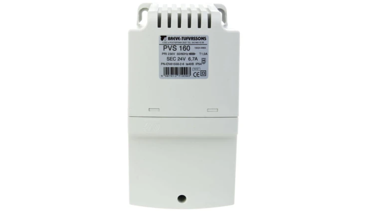 Transformator 1-fazowy bezpieczeństwa PVS 160 230/ 24V 6,7A, w obudowie, IP54, Ta 40, 16024-9965
