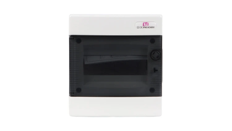 Rozdzielnica modułowa 1x8 podtynkowa /transparentna/ IP40 ECM8PT DIDO 001101010