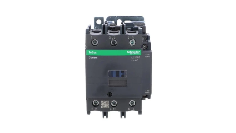 TeSys Deca Stycznik mocy 80A 3P 24V AC 1Z 1R LC1D80B7